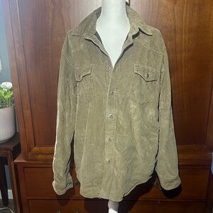 Men's Tan Corduroy Jacket Patagonia 100% organic cotton lining